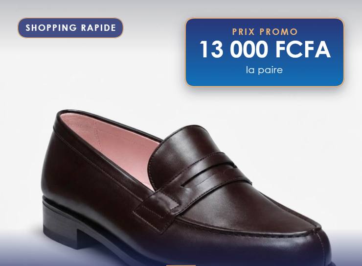 Mocassin penny marron, doublure rose, Cuir lisse